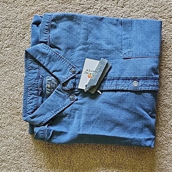 MARINE layer tailored fit LS oxford shirt